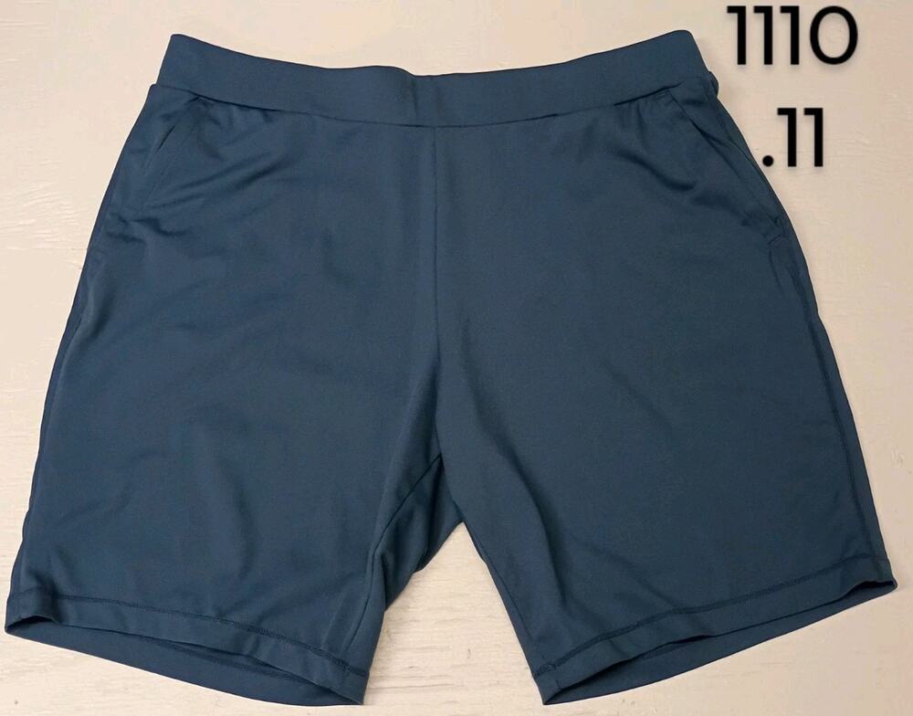32 Cool (2XL) Mens Stretch Athletic Chino Blue Shorts